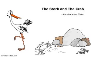 the stork and the crab panchatantra
