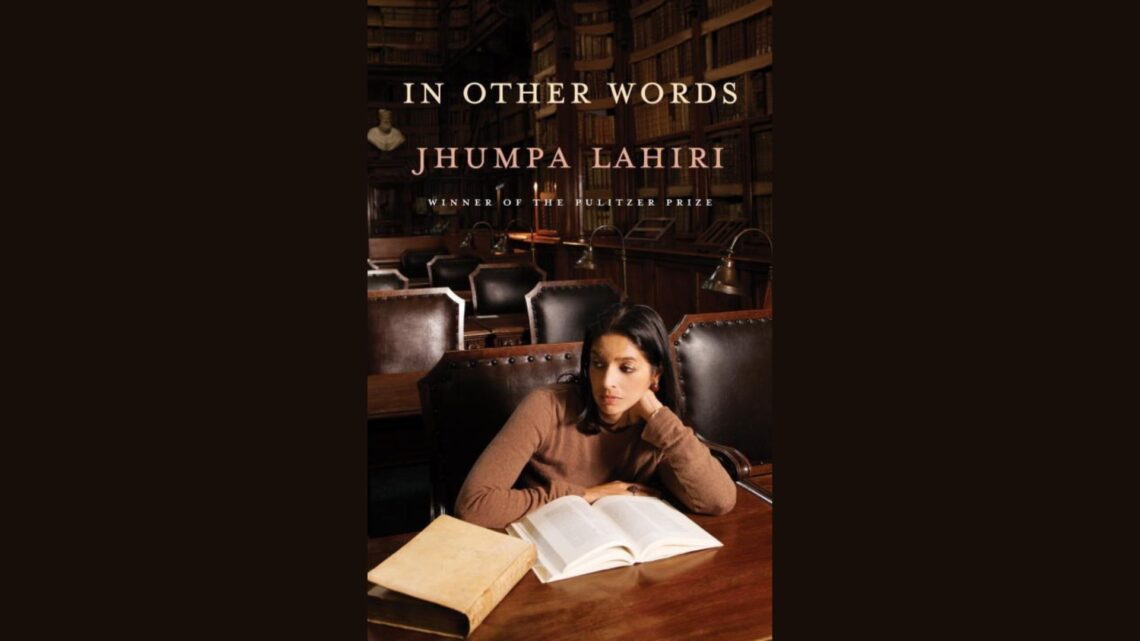 In Other Words Jhumpa Lahiri Book Cover